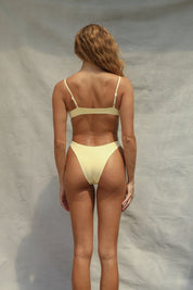 High Hip Bikini Bottom - Limoncello