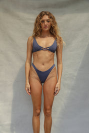 High Hip Bikini Bottom - Positano