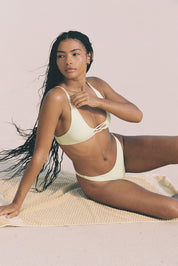 Loop Bikini Top - Lime Creme