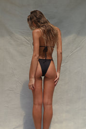 Tie Tri Bikini Top - Moonless Night