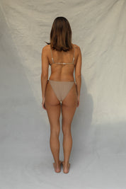Bind Tie Side Bottom - Natural Wave
