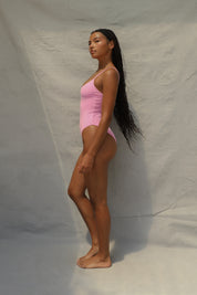 High Cut One Piece - Pink Sorbet