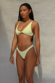 High Hip Bikini Bottom - Lime Creme