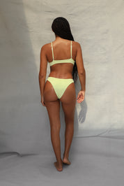 High Hip Bikini Bottom - Lime Creme