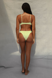 Knot Bikini Top - Lime Creme