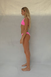 High Hip Bikini Bottom - Guava
