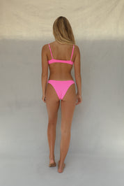 High Hip Bikini Bottom - Guava