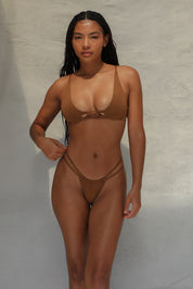 Loop Bikini Top - Toffee