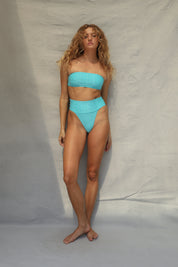 Slide Bandeau Bikini Top - Capri Wave