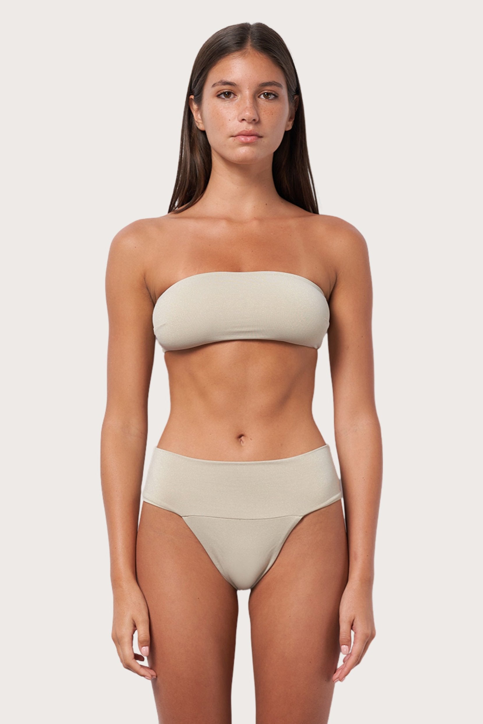 Slide Bandeau Bikini Top - Shimmer