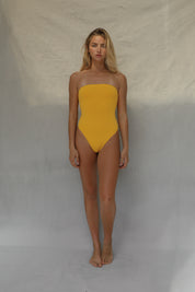 Tube One Piece Swimsuit - Daffodil