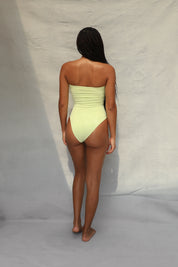 Tube One Piece Swimsuit - Lime Creme