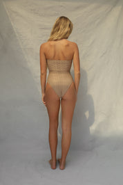 Tube One Piece Swimsuit - Natural Wave