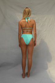 Banded Waist Bikini Bottom - Calypso