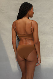 Twist Bikini Top - Toffee