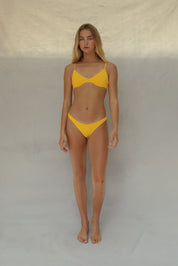 High Hip Bikini Bottom - Daffodil