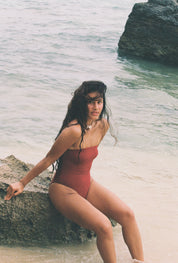 Tube One Piece Swimsuit - Sun Kissed