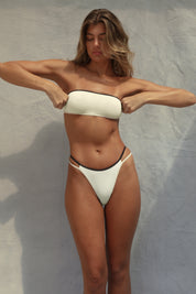 Bind High Hip Bottom - After Hours Meringue