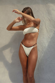 Bind Slide Bandeau Top - After Hours Meringue