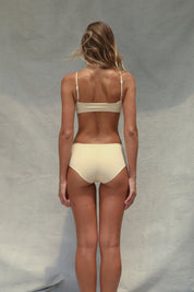 Boyshort Bikini Bottom - Surf Wax