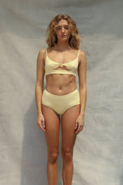 Boyshort Bikini Bottom - Limoncello