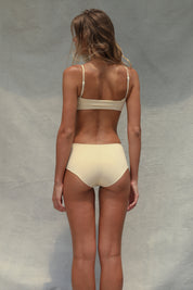 Boyshort Bikini Bottom - Surf Wax