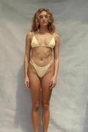 Double Strap Bikini Bottom - Limoncello