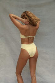 Slide Bandeau Bikini Top - Limoncello