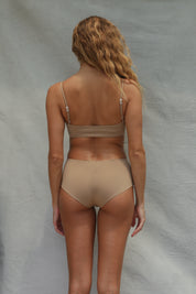 Boyshort Bikini Bottom - Mocaccino