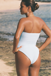 Tube One Piece Swimsuit - Sea Salt Scrunch