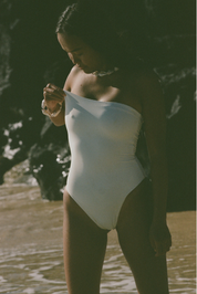 Tube One Piece Swimsuit - Meringue