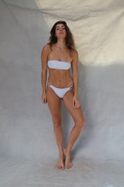 Bind High Hip Bikini Bottom - Cloudless Sky Wave