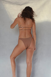 Bind Slide Bandeau Bikini Top - Sunbaked