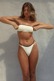 Bind Slide Bandeau Top - After Hours Meringue