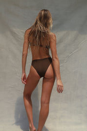 Classic Coverage Bikini Bottom - Espresso