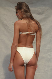 Classic Coverage Bikini Bottom - Meringue Wave