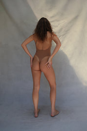 Scoop Thong One Piece Swimsuit - Sunbaked