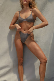 Skimpy Bikini Bottom - Coffee Glitter