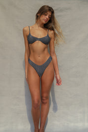 Thong Bottom - Midnight Glitter