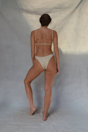 Underwire Bikini Top - Sea Grass Stripe