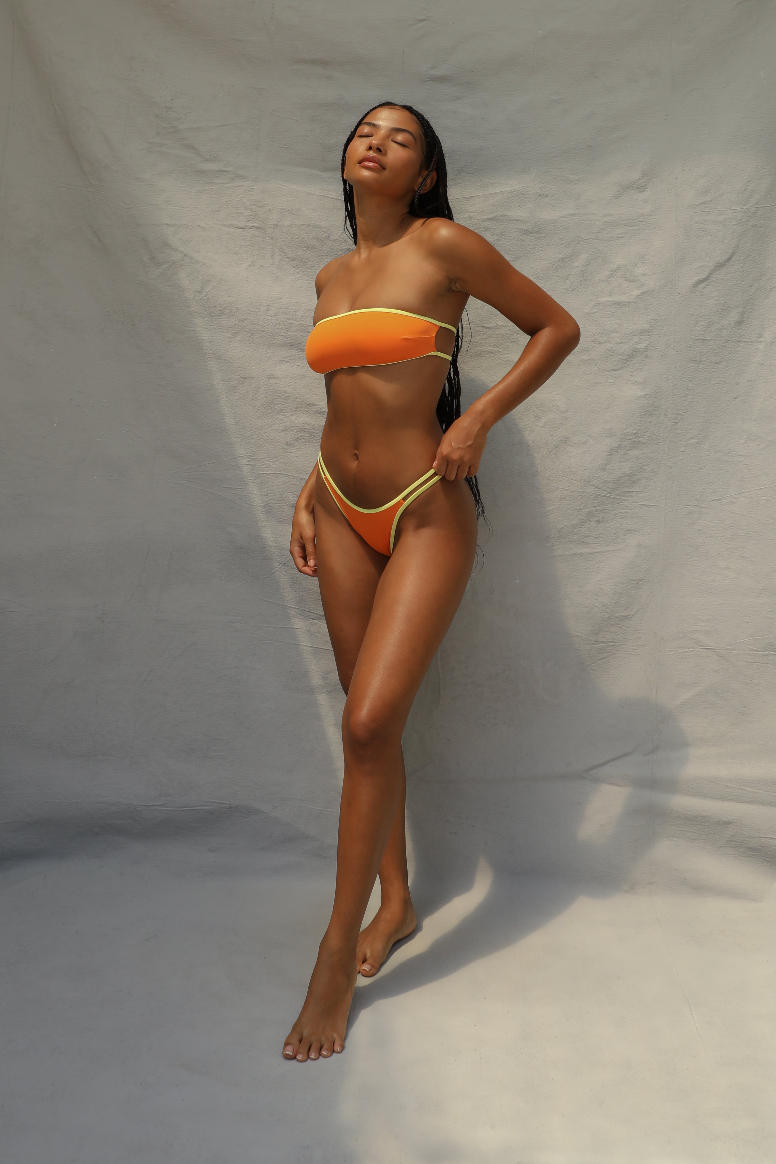 Bind Slide Bandeau - Tangerine Fizz