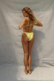 Bind Tri Bikini Top - Lemon Fizz Wave