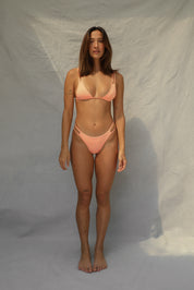 Double Strap Bikini Bottom - Sherbert