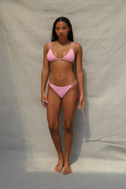 Double Strap Bikini Top - Pink Sorbet