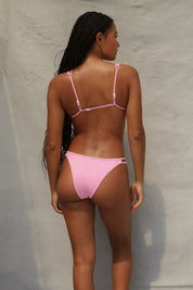 Double Strap Bikini Top - Pink Sorbet