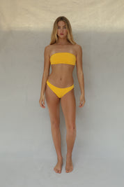 Slide Bandeau Bikini Top - Daffodil