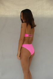 Classic Coverage Bikini Bottom - Guava