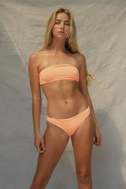 Slide Bandeau Bikini Top - Sherbert