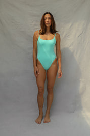 Square Neck One Piece - Calypso
