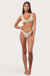 High Hip Bikini Bottom - Shimmer